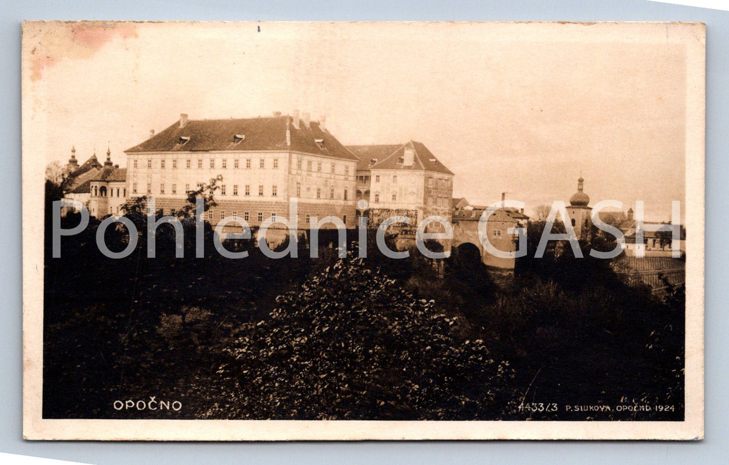 Postcard OPOČNO (ST7873)