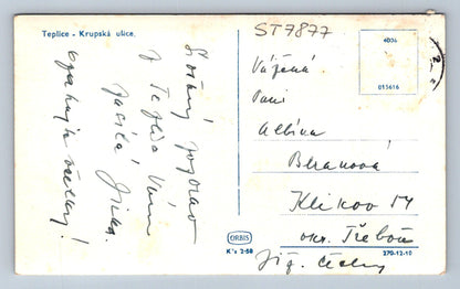 Postcard TEPLICE - KRUPSKÁ (ST7877)
