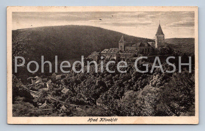 Postcard KŘIVOKLÁT CASTLE (ST7883)