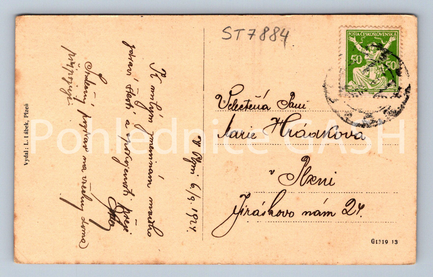 Postcard OLD PILSEN (ST7884)