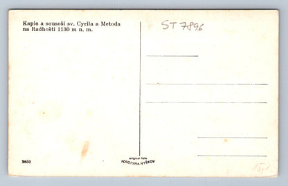 Postcard RADHOŠŤ - CHAPEL AND COMPLEX OF ST. CYRIL AND METHODISTS (ST7896)