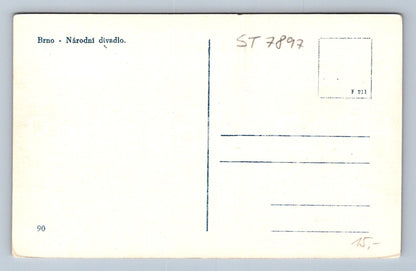 Postcard BRNO - NATIONAL THEATRE (ST7897)