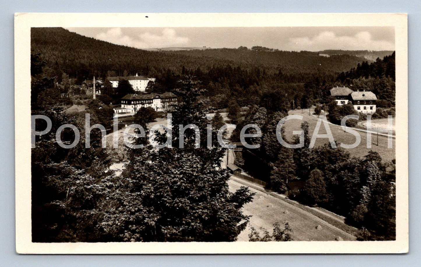 Postcard JANSKÉ KOUPLE NEAR OPAVÁ (ST7928)