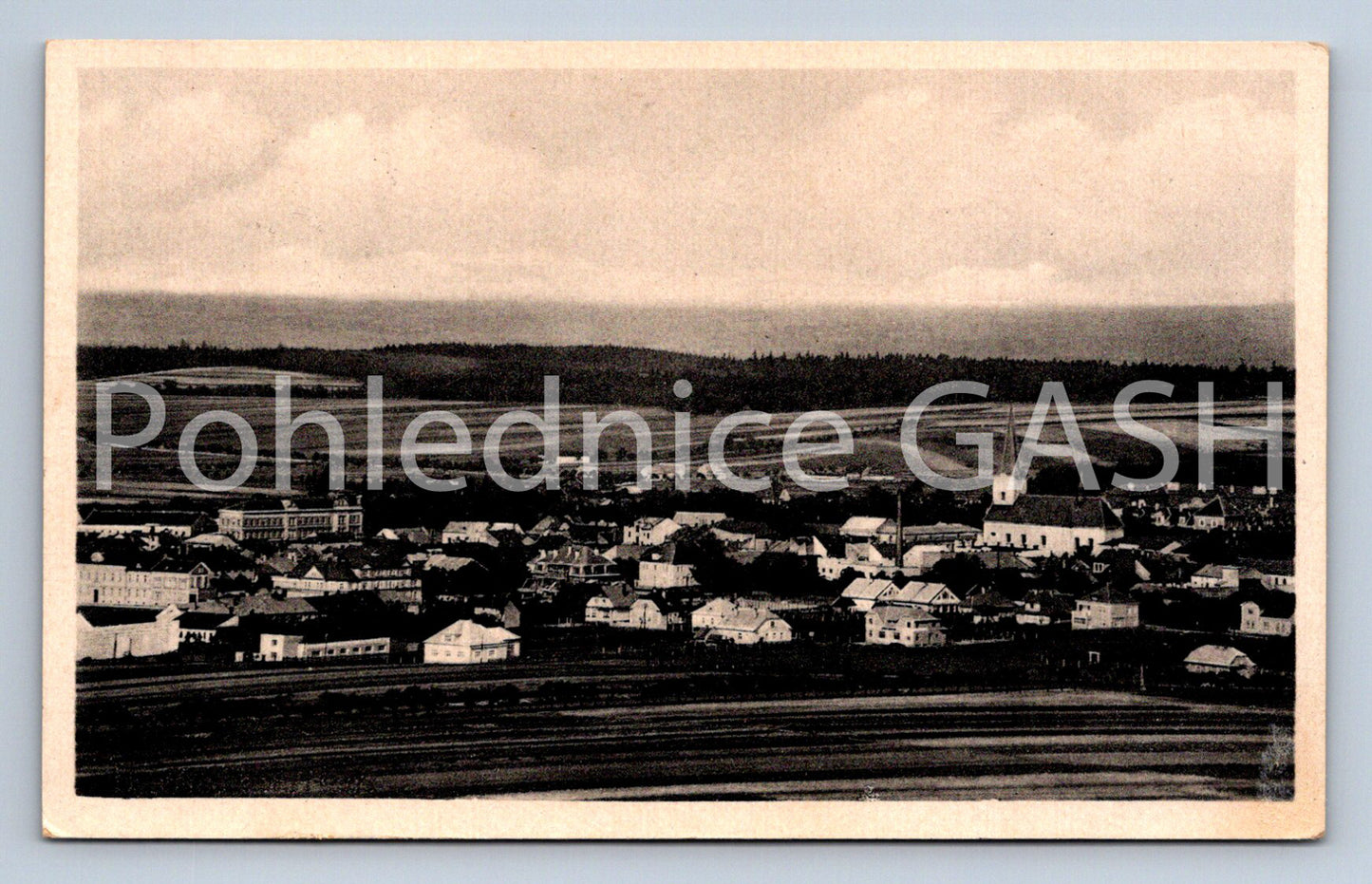 Postcard BYSTŘICE POD HOSTÝNEM (ST7929)