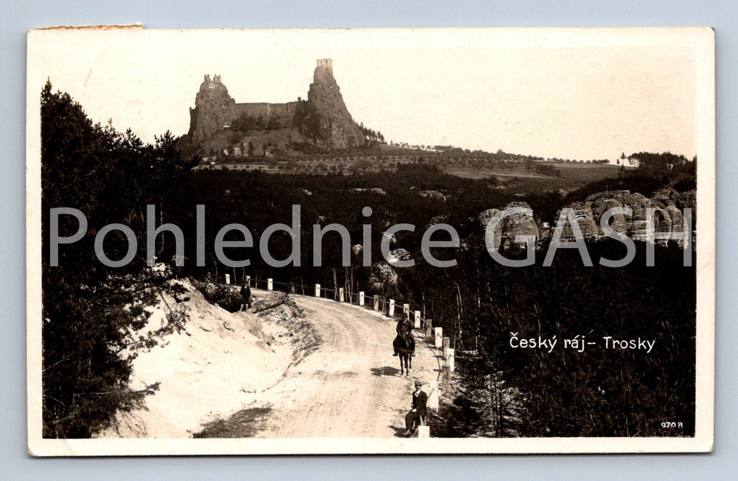 Postcard BOHEMIAN PARADISE RUINS (ST7945)
