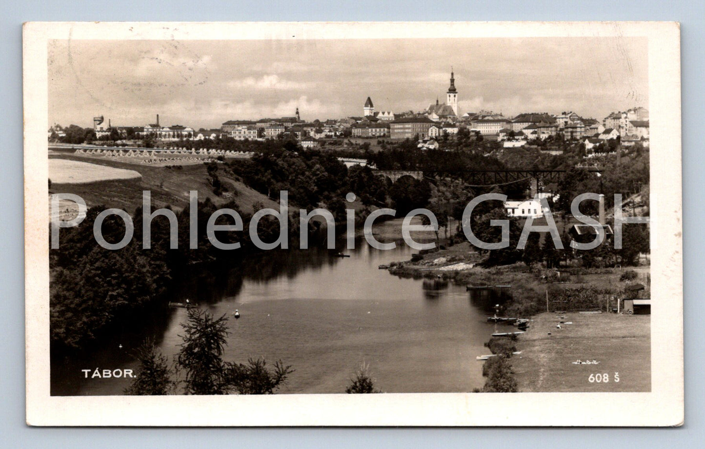 Postcard TÁBOR (ST7947)