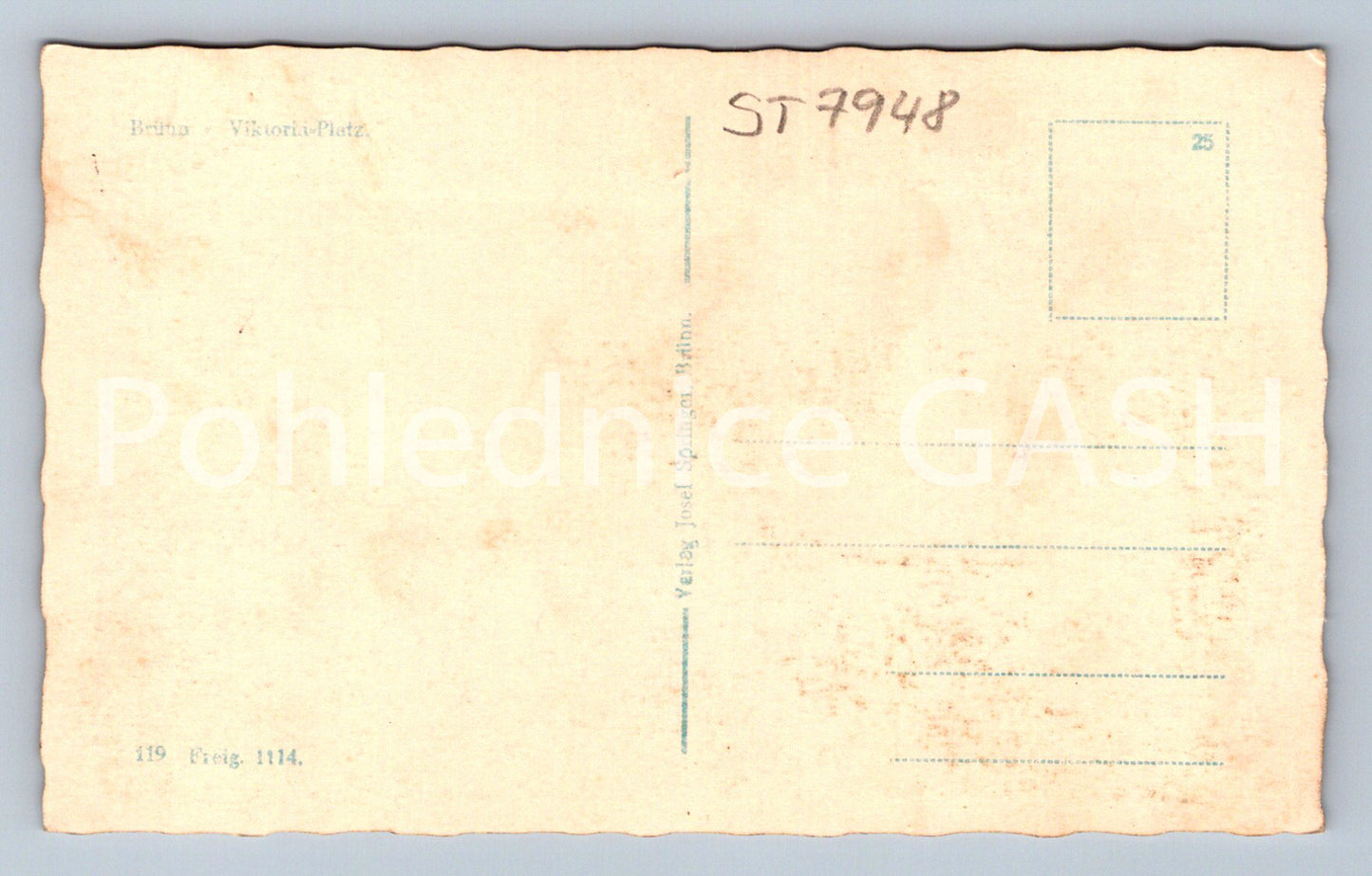 Postcard BRNO - VIKTORIA PLATZ (ST7948)