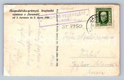 Postcard JAROMĚŘ (ST7950)
