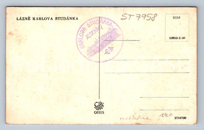 Postcard KARLOVA STUDÁNKA SPA (ST7958)