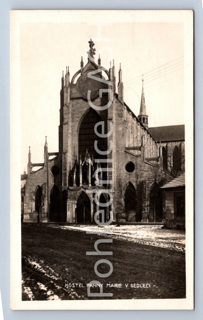 Postcard CHURCH OF THE VIRGIN MARY IN KOSTELEC (ST7959)