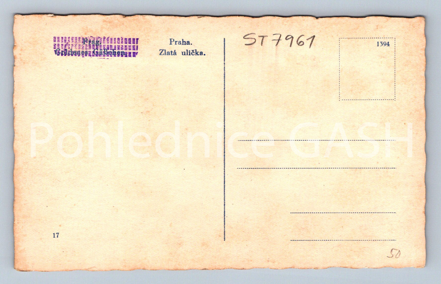 Postcard PRAGUE (ST7961)