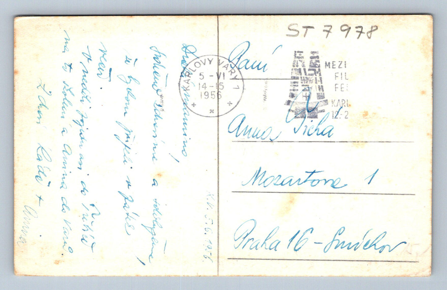 Postcard KARLOVY VARY (ST7978)