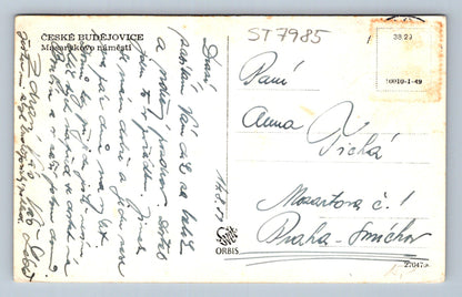 Postcard ČESKÁ BUDĚJOVICE (ST7985)