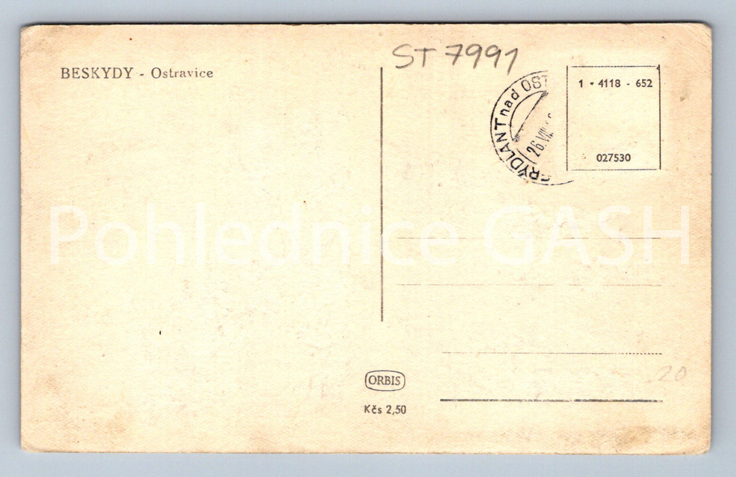 Postcard BESKYDY - OSTRAVICE (ST7991)