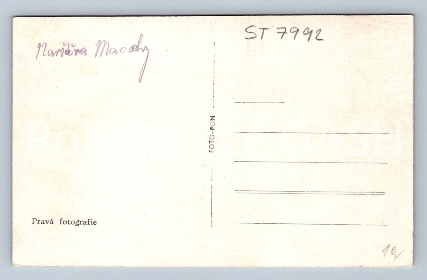 Postcard MACOCHA (ST7992)