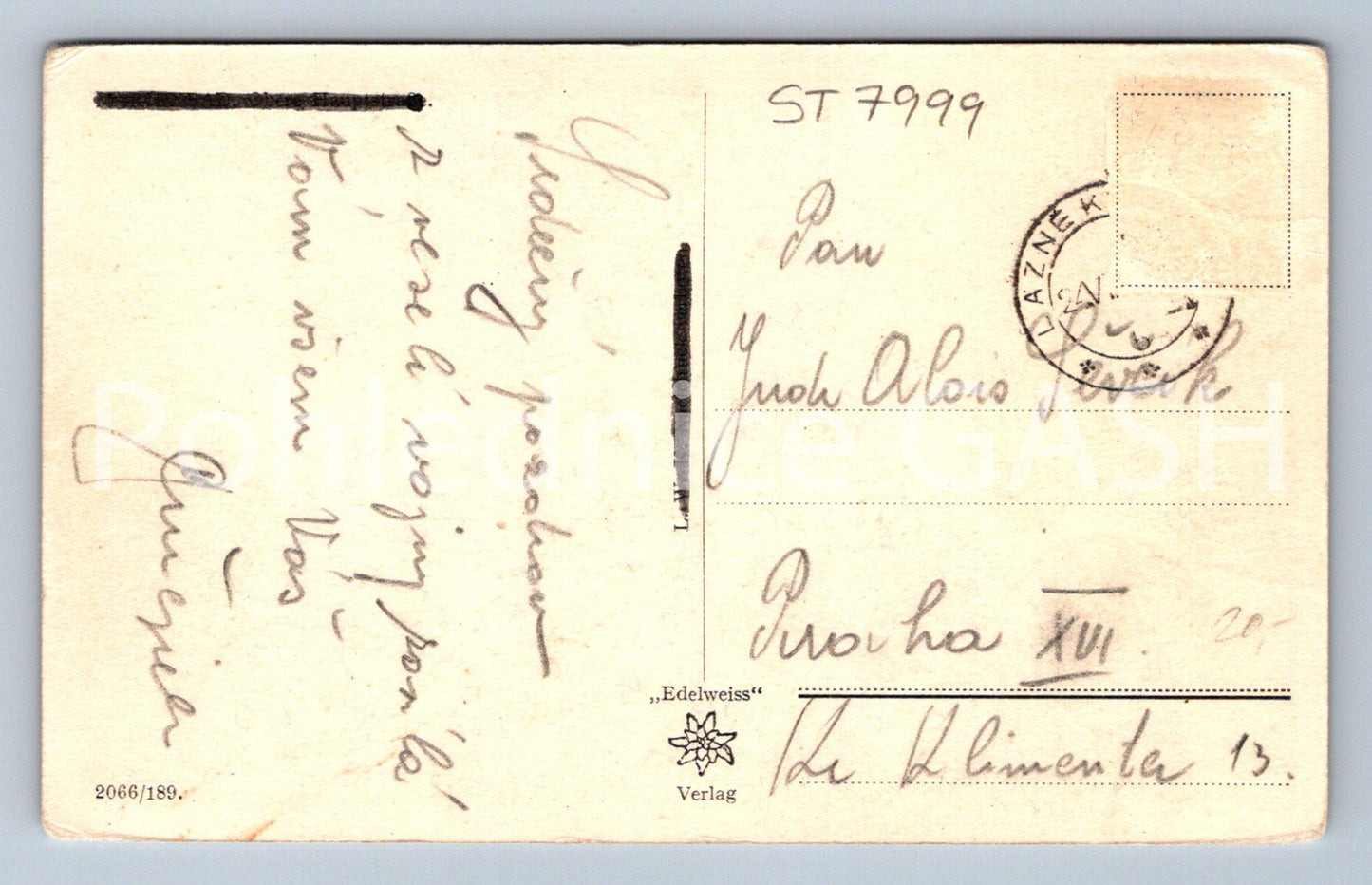 Postcard CZECH SPA (ST7999)