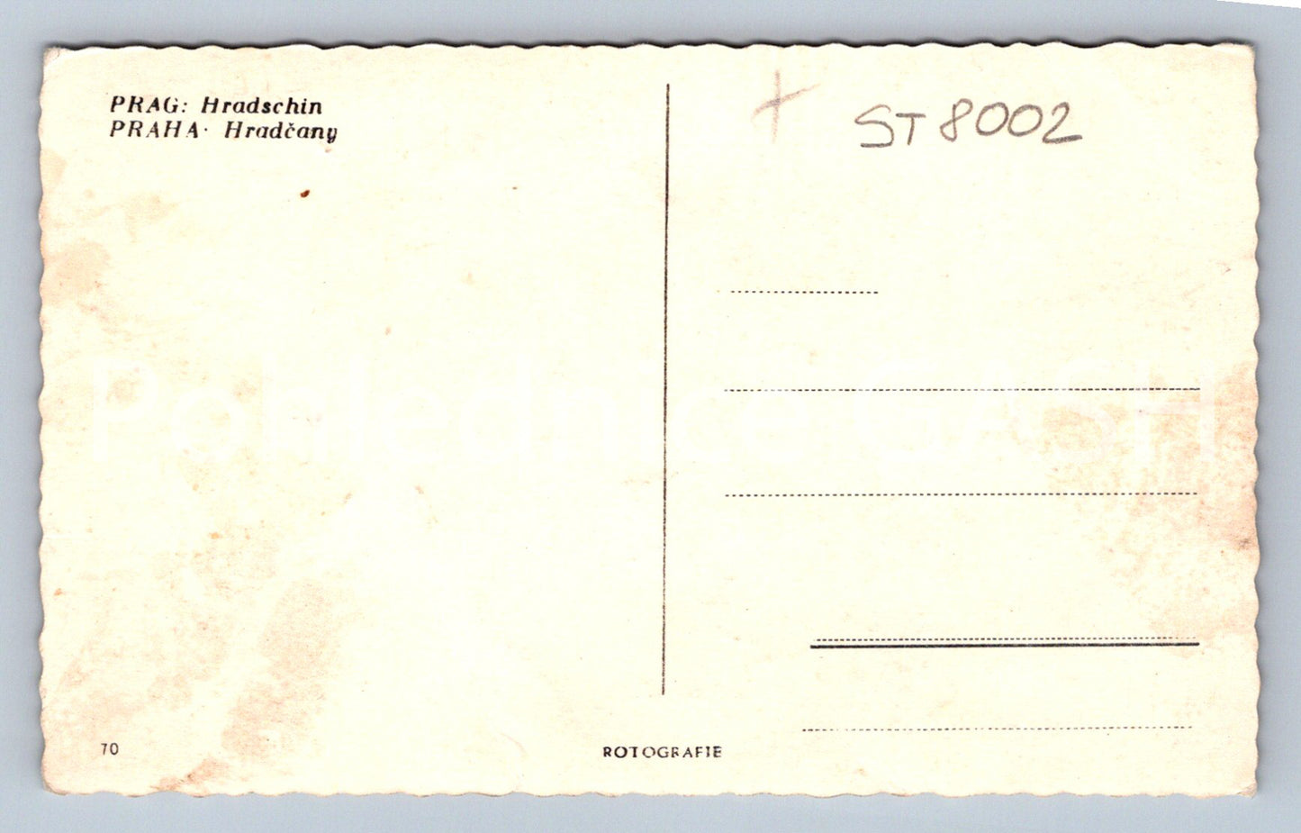 Postcard PRAGUE (ST8002)