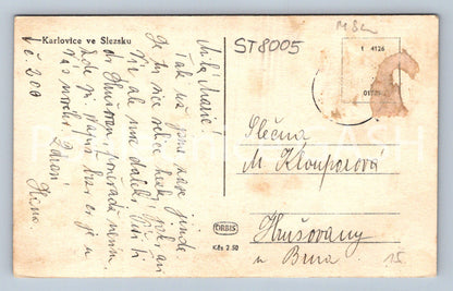 Postcard KARLOVICE IN SILESIA (ST8005)