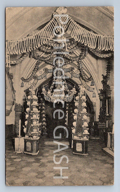 Postcard SEDLEC U KUTNÉ HORY ossuary (ST8013)