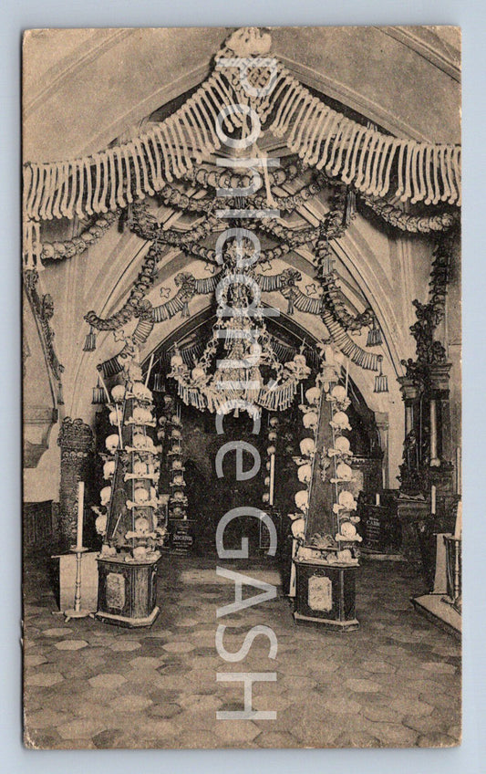 Postcard SEDLEC U KUTNÉ HORY ossuary (ST8013)