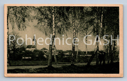 Postcard MERRY OVER THE LUŽNICI (ST8015)