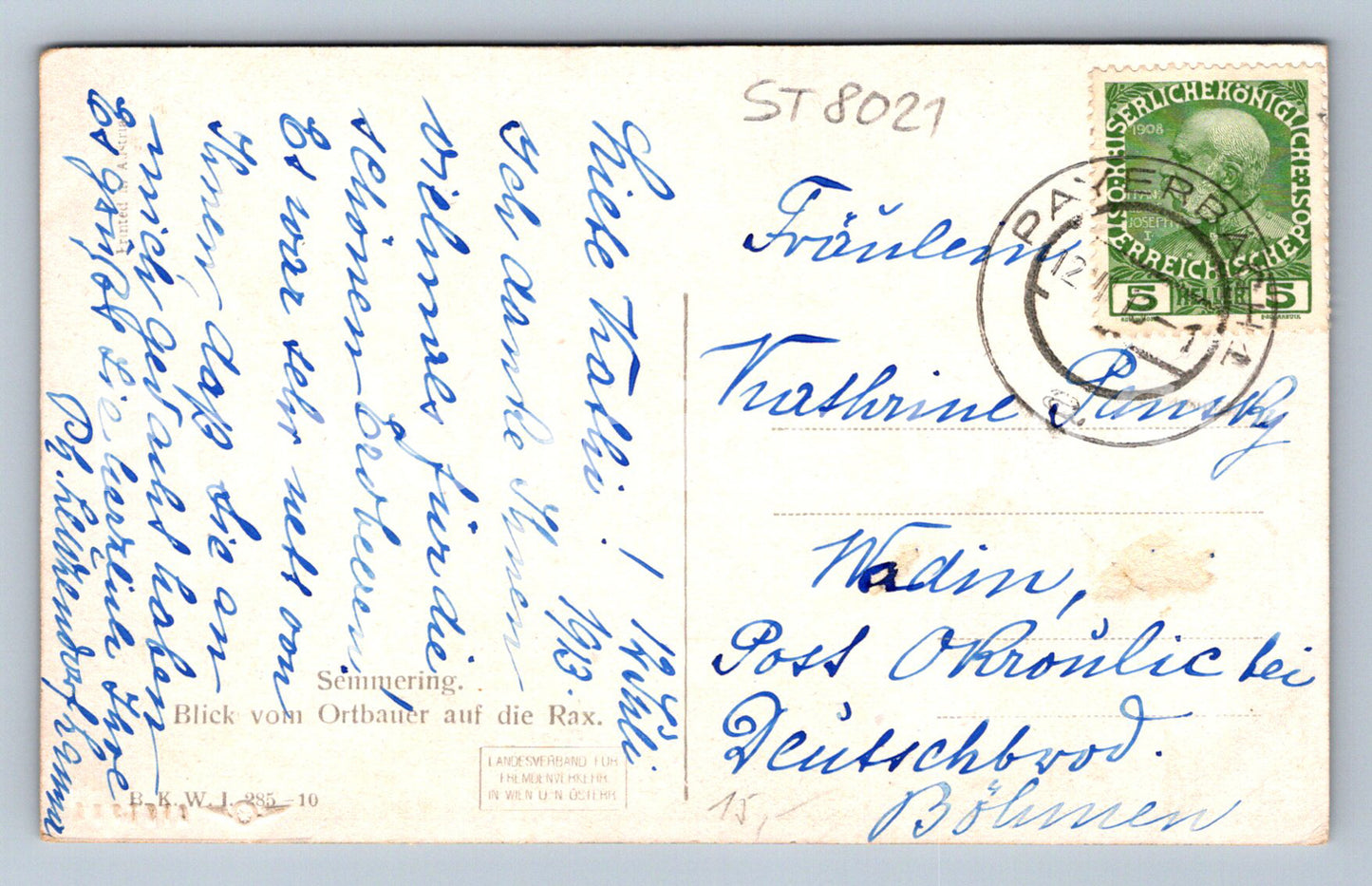Postcard PAYERBACH (ST8021)