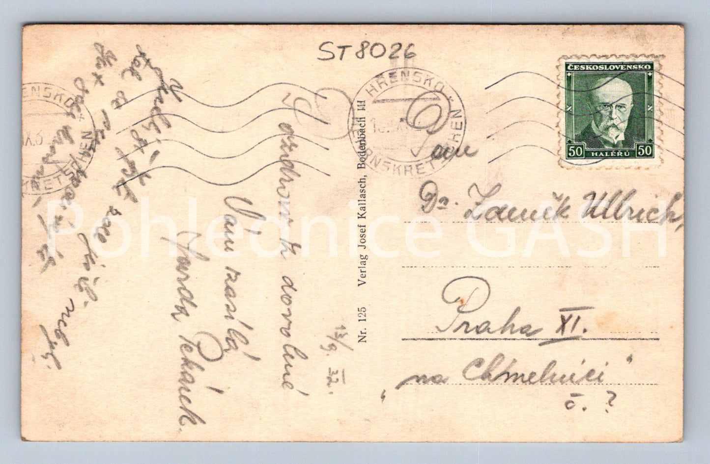 Postcard PREBISCHKEGEL BOHEMIAN SWITZERLAND (ST8026)