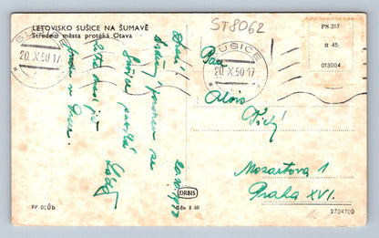 Postcard SUŠICE RESORT IN ŠUMAVĚ (ST8062)