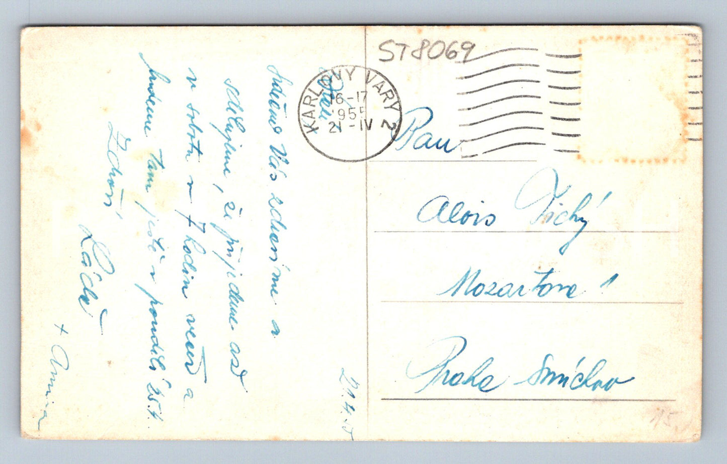 Postcard KARLOVY VARY (ST8069)