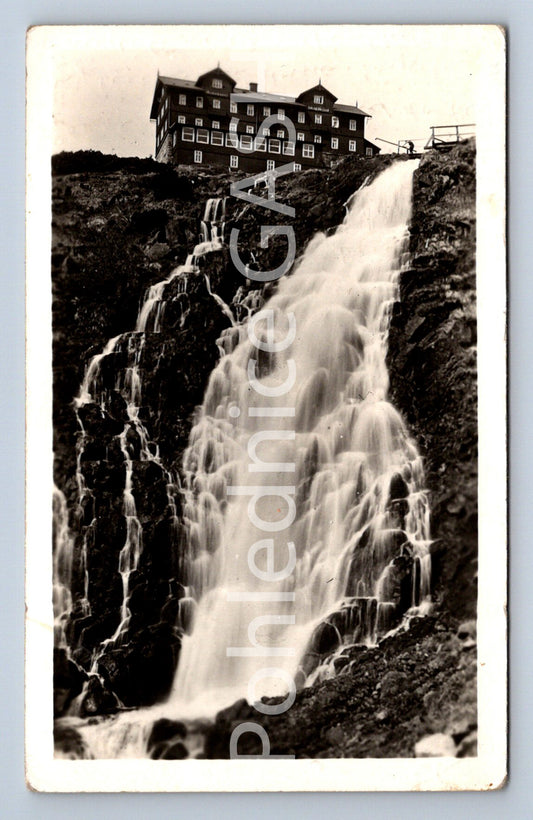 Postcard LAB WATERFALL - KRKONOSE (ST8088)