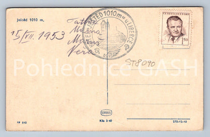 Postcard JEŠTĚD (ST8090)