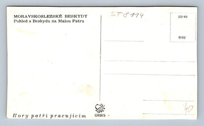 Postcard MORAVIAN-SILECIAN BESKY MOUNTAINS (ST8114)