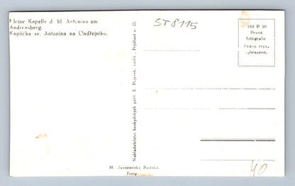 Postcard CHAPEL OF ST. ANTONIN ON ONDŘEJNÍK (ST8115)