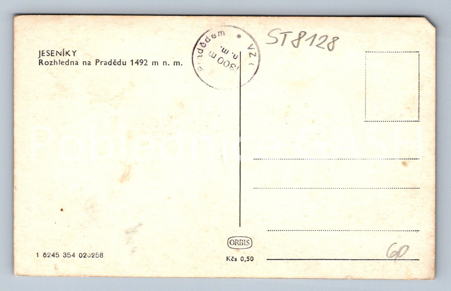 Postcard JESENÍKY (ST8128)