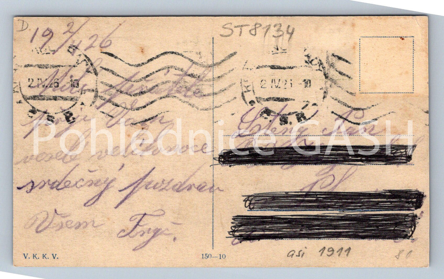 Postcard PRAGUE (ST8134)