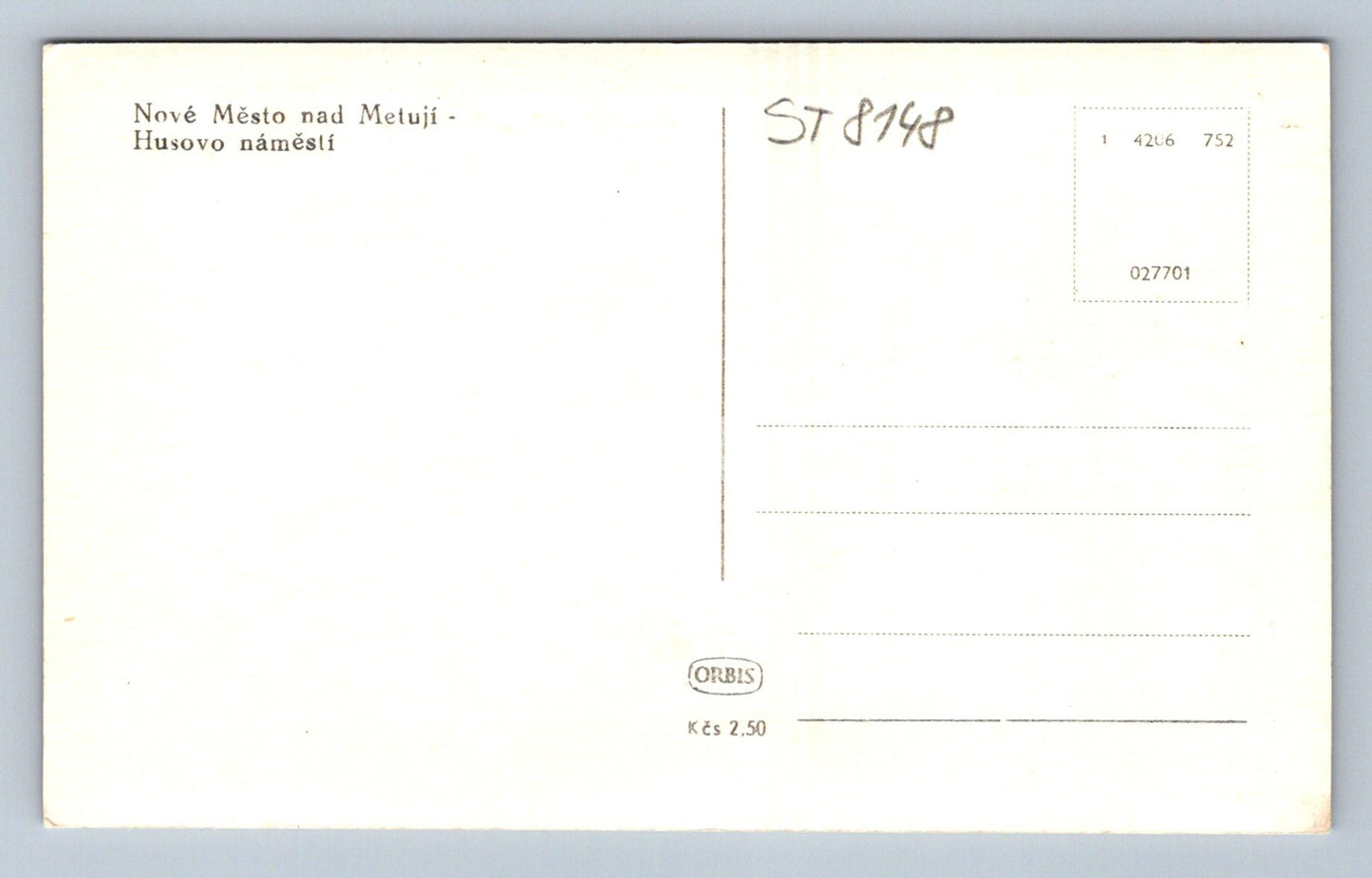 Postcard NEW TOWN OVER METUJI (ST8148)