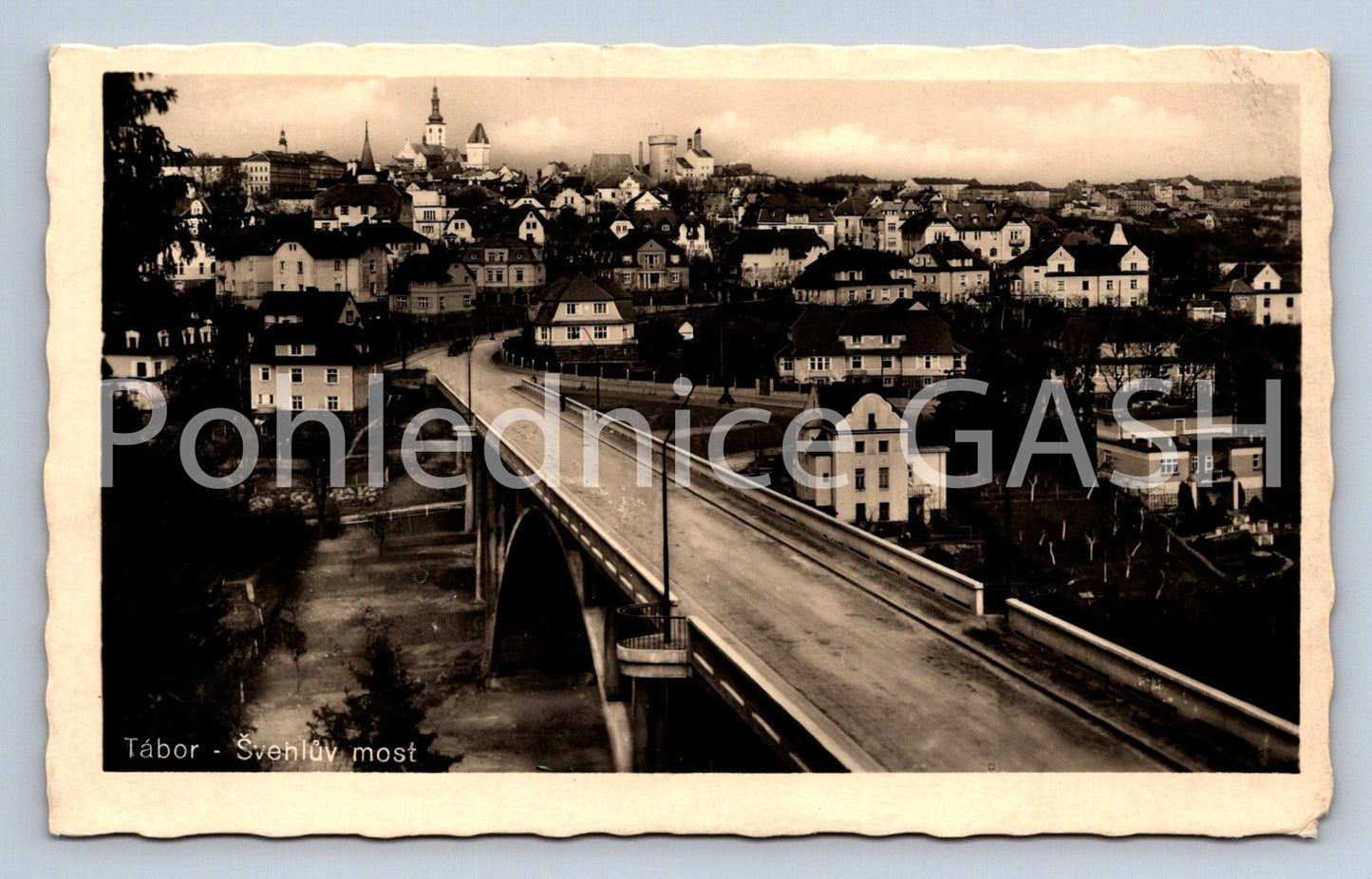 Postcard TÁBOR (ST8150)