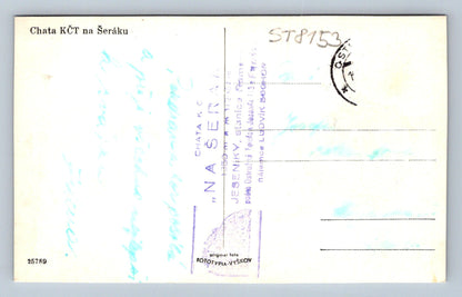 Postcard KČT COTTAGE ON ŠERÁK (ST8153)