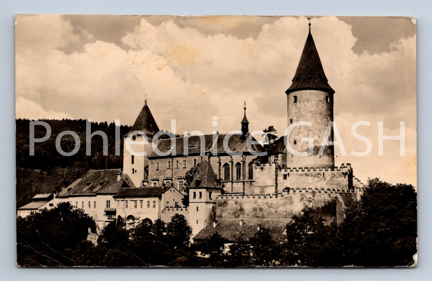 Postcard KŘIVOKLÁT CASTLE (ST8158)