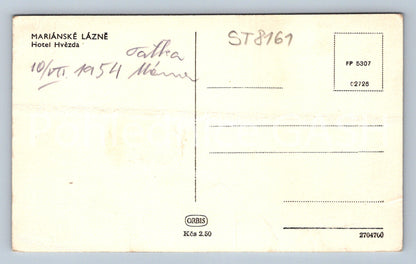 Postcard MARIANSKÉ LÁZNĚ (ST8161)