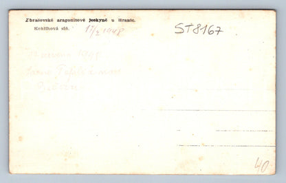 Postcard ZBRASOVSKÉ ARAGONITE CAVES NEAR HRANICE (ST8167)