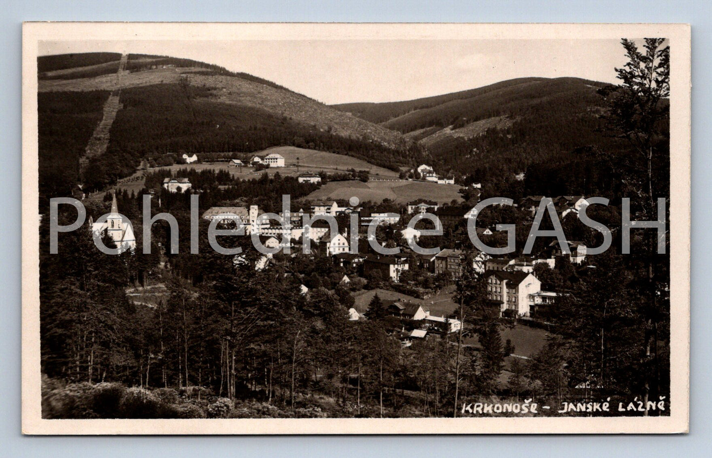 Postcard KRKONOSE MOUNTAINS - JANSKÉ LÁZNĚ (ST8171)
