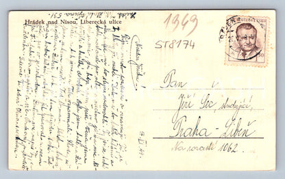 Postcard HRÁDEK NAD NISOU (ST8174)