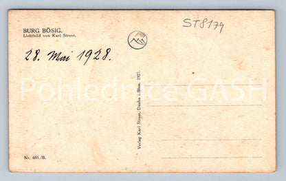 Postcard BURG BÖSIG (ST8179)