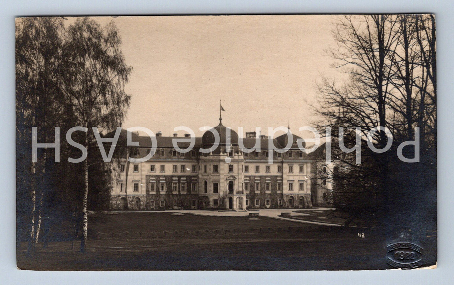Postcard CZECH CASTLE - PHOTO VOJTA PRAGUE 1922 (ST8180)