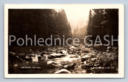 Pohlednice KRKONOŠE - BÍLÉ LABE (ST8185)