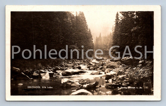 Pohlednice KRKONOŠE - BÍLÉ LABE (ST8185)