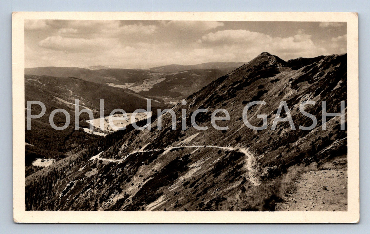 Postcard KRKONOSZÍ - GOAT BACKS (ST8186)