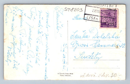 Postcard LYSÁ NAD LABEM (ST8203)