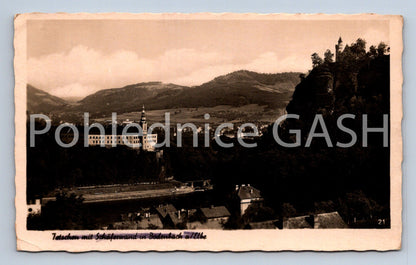 Postcard TETSCHEN WITH SCHÄFERWAND (ST8212)